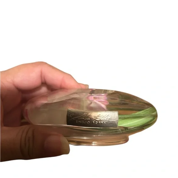 Emilo Robba Floral Glass Bowl with Pink Accents - Picture 2 of 2